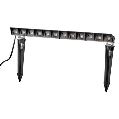 Hinkley Vestra 20" LED Spot Light, Antique Brushed Aluminum/Clear Lens