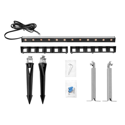 Hinkley Vestra 20" LED Spot Light, Antique Brushed Aluminum/Clear Lens