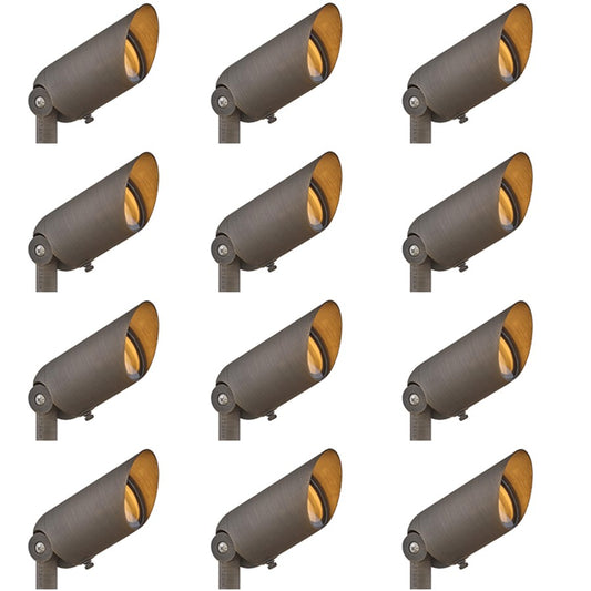 Hinkley Hardy Island 1Lt Spot Light, Matte Bronze/Clear Lens - 1536MZ-12