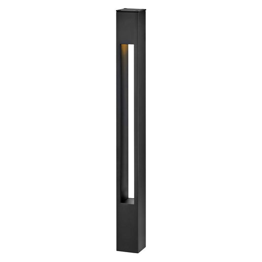 Hinkley Lighting Atlantis 1 Light 2" Bollard, Satin Black/Etched