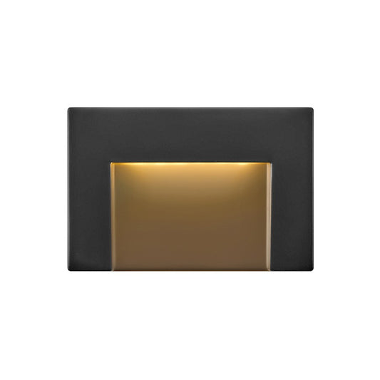 Hinkley Lighting Taper 1 Light Deck Sconce, 12V, Black/Etched