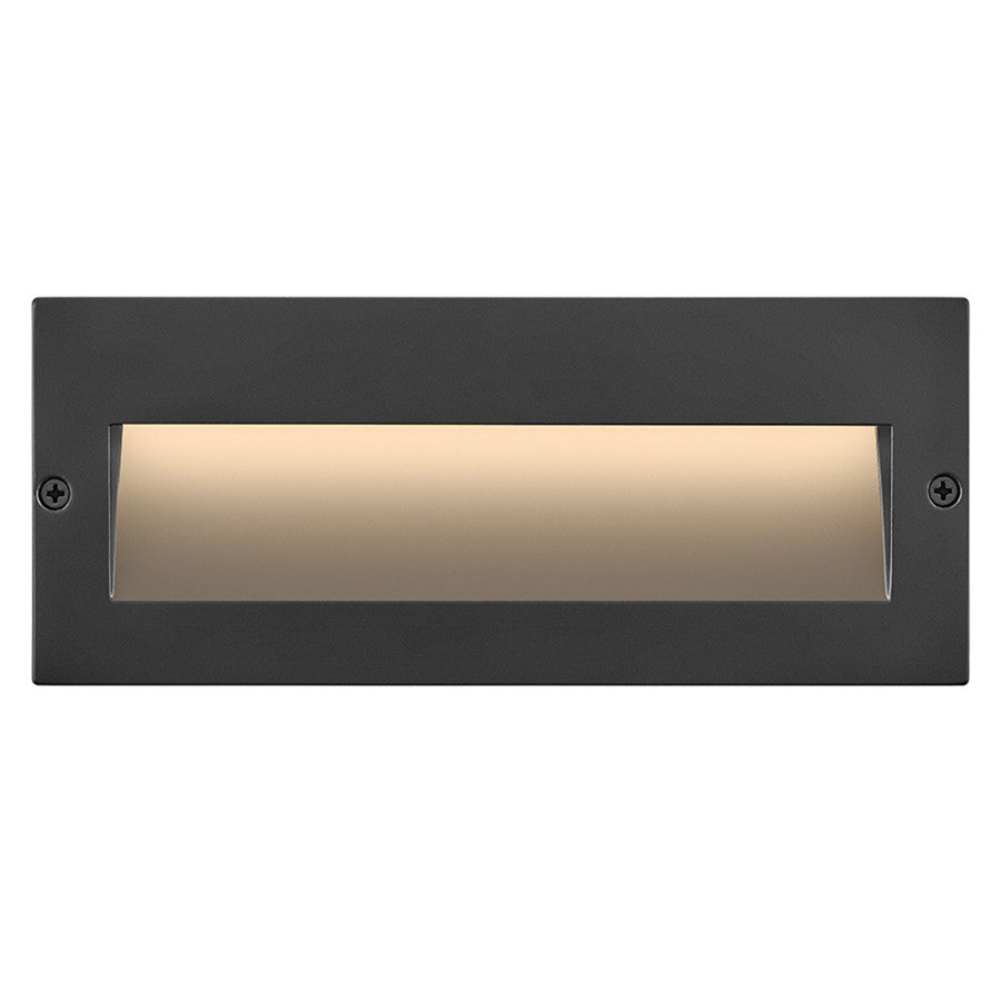Hinkley Taper Landscape Deck/Patio/Wide, Black Stainless/Etched Lens - 1565MBS