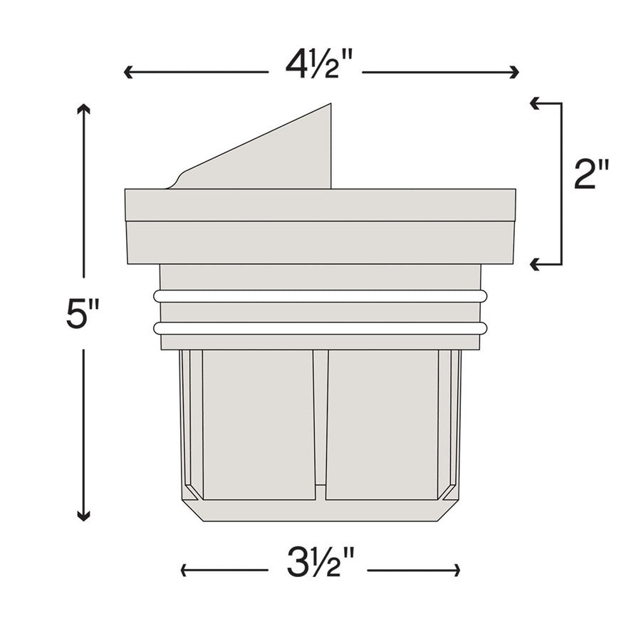 Hinkley Lighting Lumacore 1 Light LED Shielded Well, Bronze
