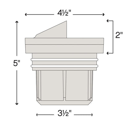 Hinkley Lighting Lumacore 1 Light LED Shielded Well, Bronze