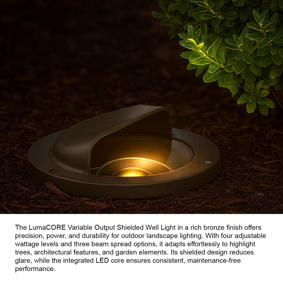 Hinkley Lighting Lumacore 1 Light LED Shielded Well, Bronze