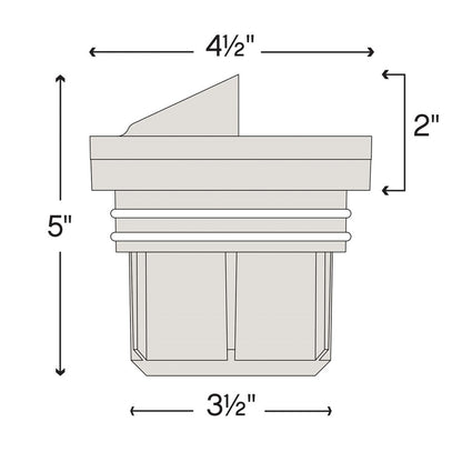 Hinkley Well Landscape Accent/27K/Shielded, Bronze/Clear Lens