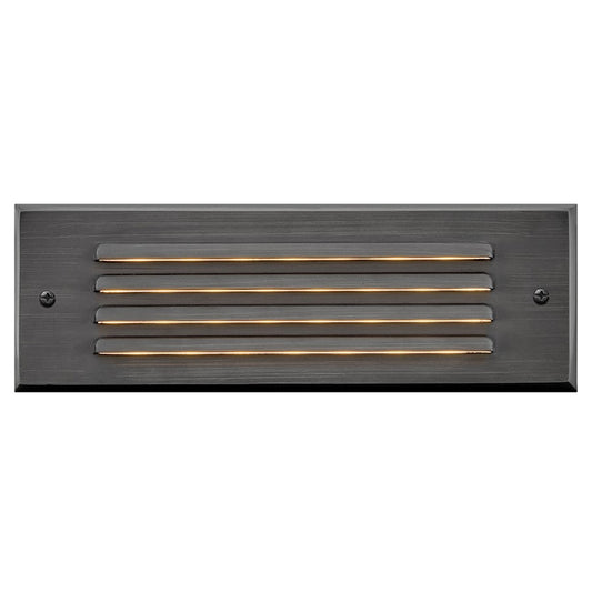 Hinkley Lighting Louvered BrickLandscape Deck/Patio, Black/Etched Lens - 15765SK