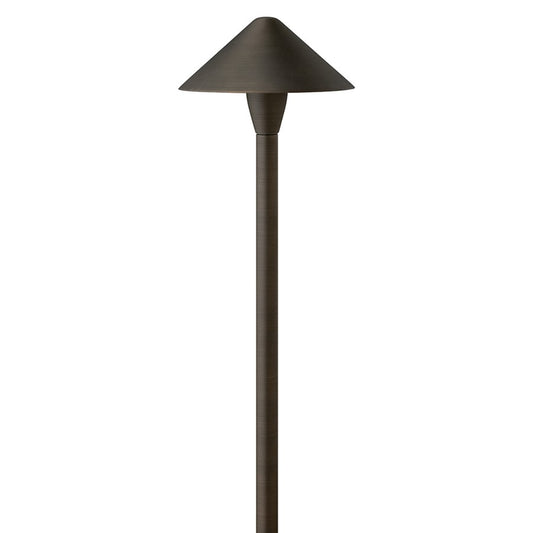 Hinkley Lighting Hardy 1Lt Landscape Path, Brass Satin Black/Clear - 16019BSK-LL