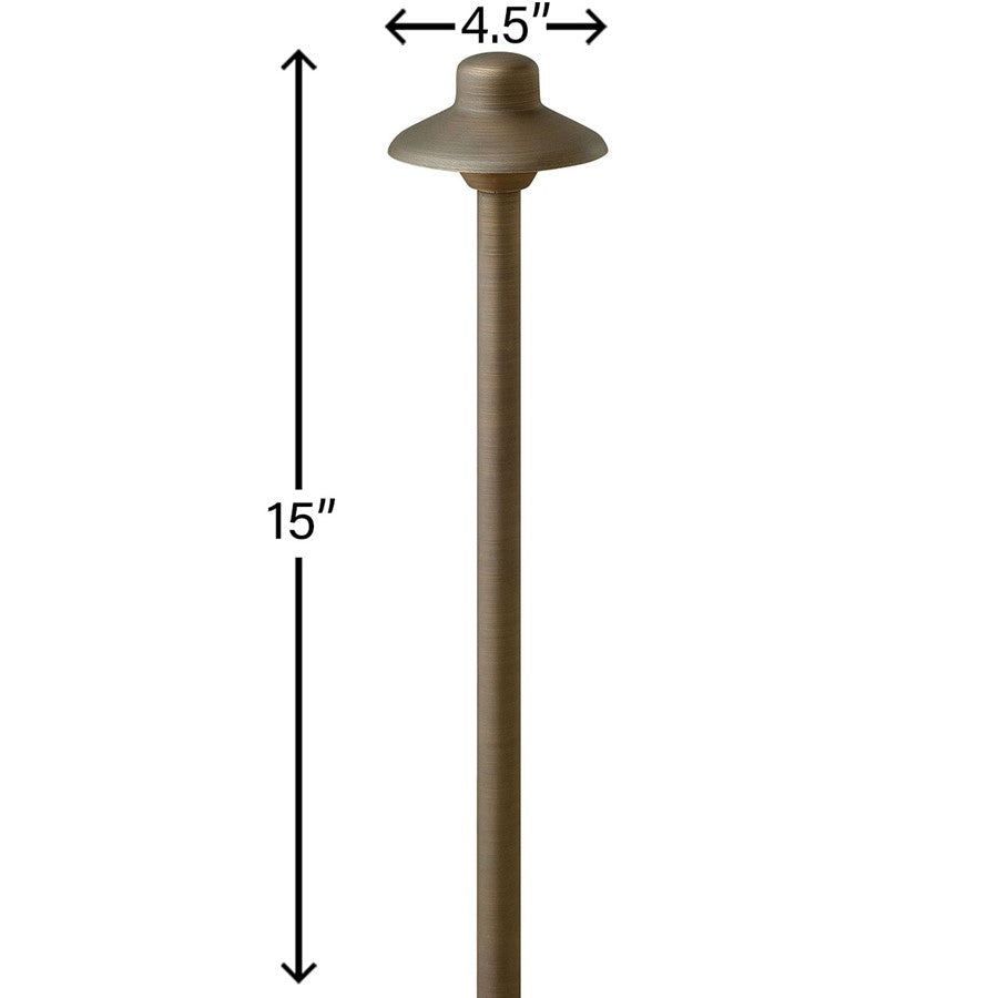 Hinkley Lighting LED Hardy Path Light, Matte Bronze