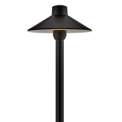 Hinkley Hardy Island 1Lt 17" LED Path Light, Brass Black/Frost Acrylic