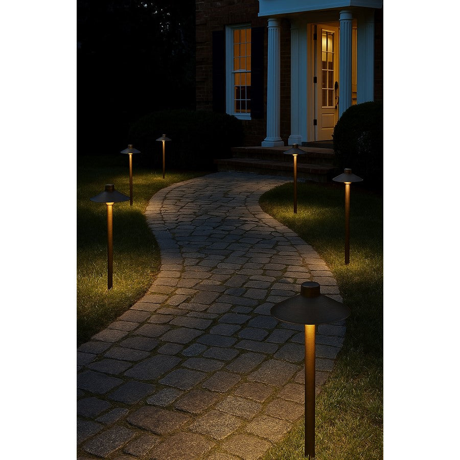Hinkley Lighting Hardy 1 Light Path, Bronze/Frosted