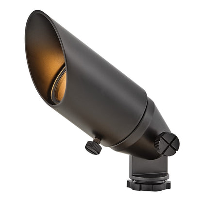 Hinkley Hardy Island 1Lt 3" 12V MR11 Spot Light, Brs Blk/Clr Lens - 16501BSK