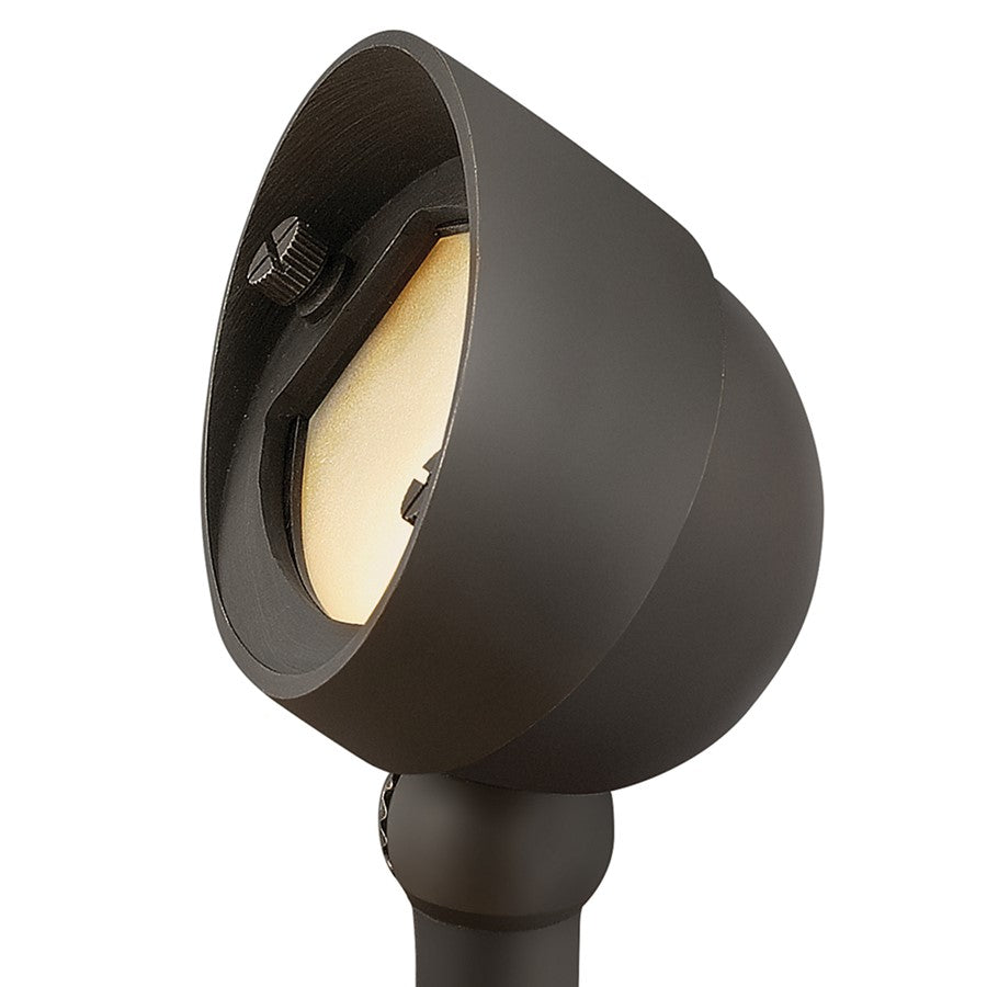 Hinkley Hardy Island 12V LED 2.5w Wall Wash, Brass Black/Frost - 16571BSK-LL