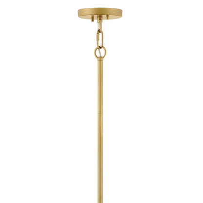 Hinkley Paloma 3Lt 40" Chandelier, Lacquered Brass/Etched Opal