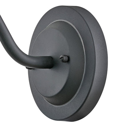 Hinkley Lighting Wallace 1Lt Outdoor Wall Mount, Black/Denim Blue