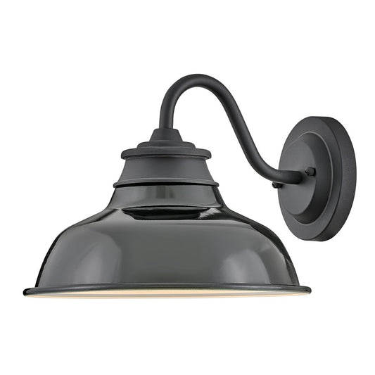 Hinkley Lighting Wallace 1Lt Outdoor Wall Mount, Black/Gloss Black - 23080MB-GK