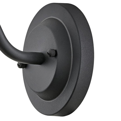 Hinkley Lighting Wallace 1Lt Outdoor Wall Mount, Black/Gloss Black
