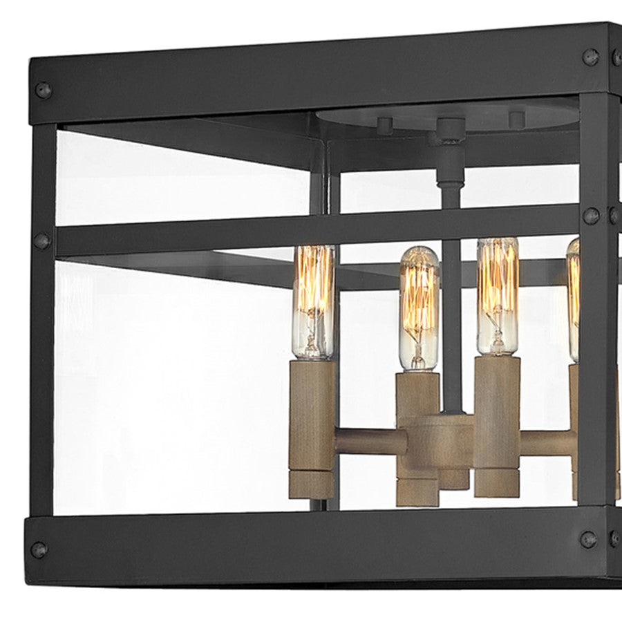 Hinkley Lighting Porter Outdoor Med. Hanging Lantern, Black