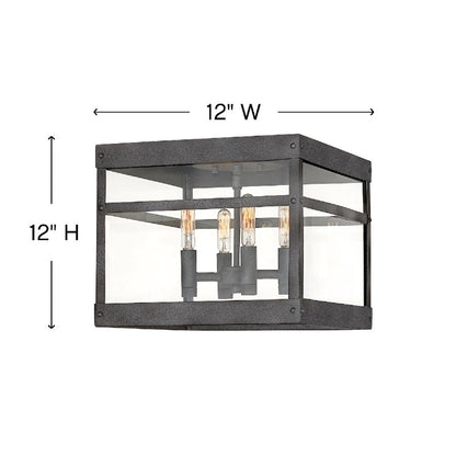 Hinkley Lighting 4 Light Porter Outdoor Ceiling