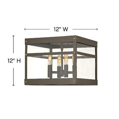 Hinkley Lighting 4 Light Porter Outdoor Ceiling