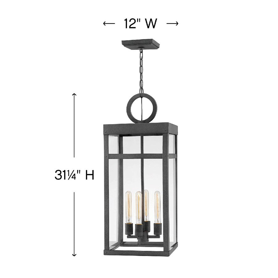 Hinkley Lighting Porter 4 Light Hanging Lantern