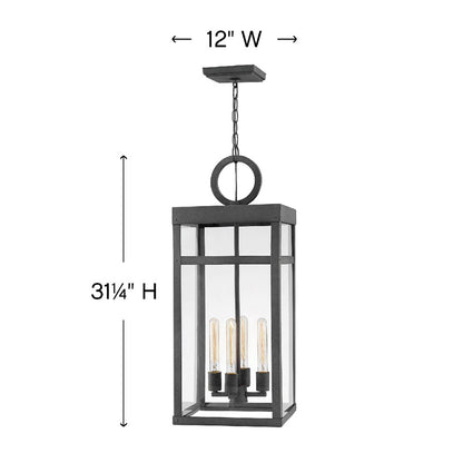 Hinkley Lighting Porter 4 Light Hanging Lantern