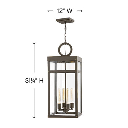Hinkley Lighting Porter 4 Light Hanging Lantern