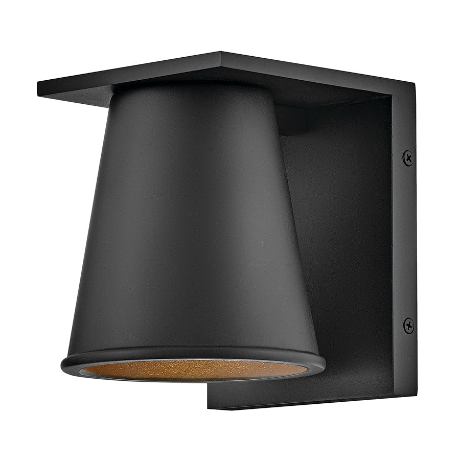 Hinkley Lighting Hans 1 Light Outdoor Wall Mount, Black - 28870BK-LL