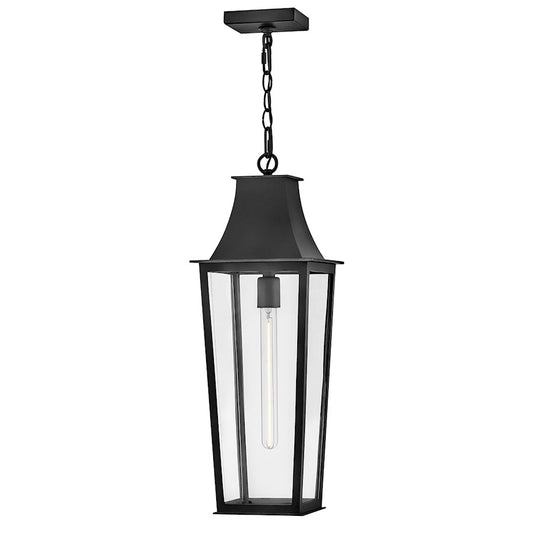 Hinkley Lighting Georgetown 1Lt 9" Outdoor Hanging Lantern, Black - 28892BK