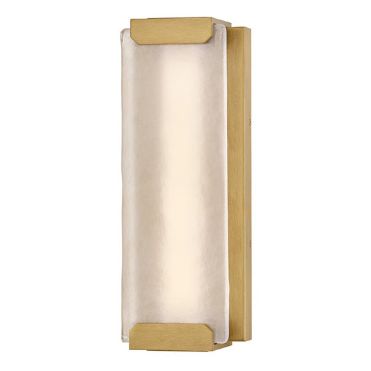 Hinkley Lighting Zayde LED 16" Outdoor Wall Mount Lantern, Brass - 28974HB