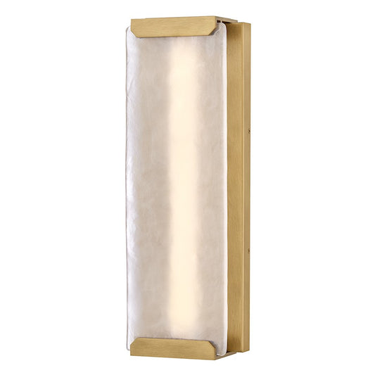 Hinkley Lighting Zayde LED 22" Outdoor Wall Mount Lantern, Brass - 28975HB