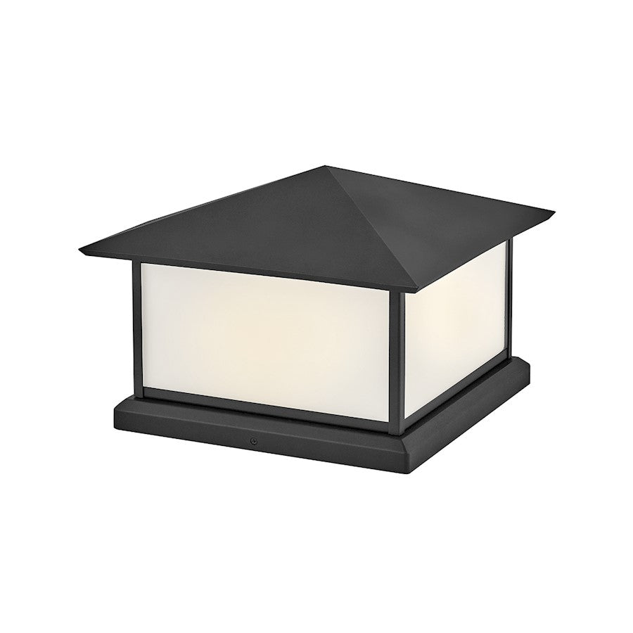 Hinkley Lighting Walter 2Lt 15" Outdoor Pier Mount Lantern, Black - 28987TK