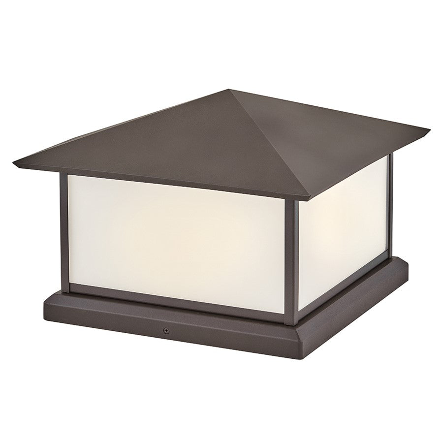 Hinkley Lighting Walter 2Lt Outdoor Pier Mount, Bronze/Etched White - 28987TR-LV