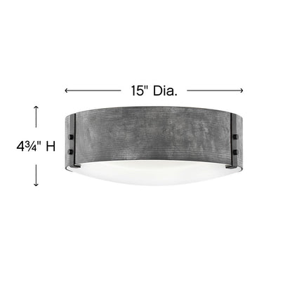 Hinkley Lighting 3 Light Sawyer Outdoor Ceiling