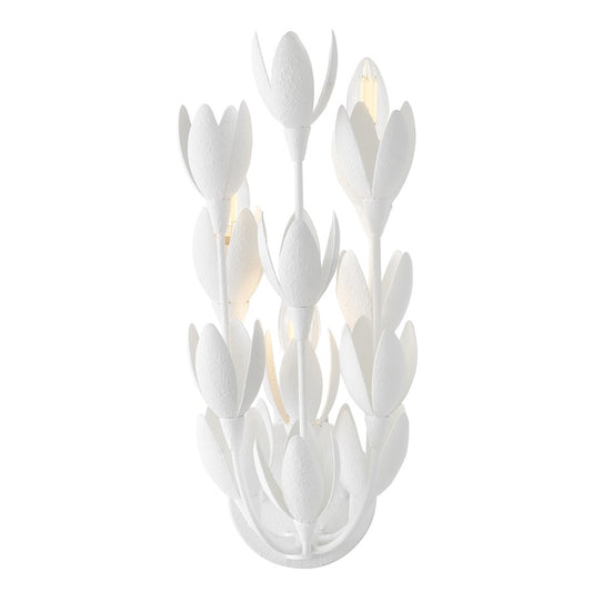 Hinkley Lighting Flora 3 Light Wall Mount, Textured Plaster - 30010TXP