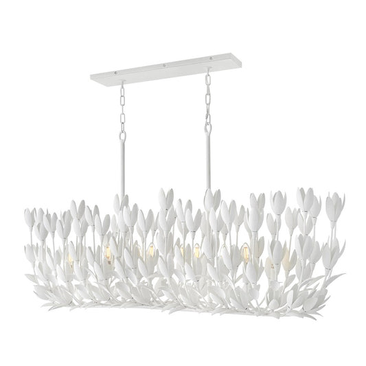 Hinkley Lighting Flora 10 Light Chandelier, Textured Plaster - 30015TXP
