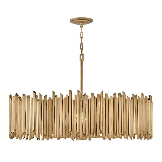 Hinkley Lighting Roca 8 Light Chandelier, Burnished Gold - 30026BNG