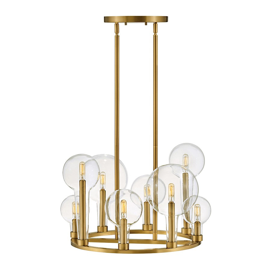 Alchemy Chandelier, Lacquered Brass