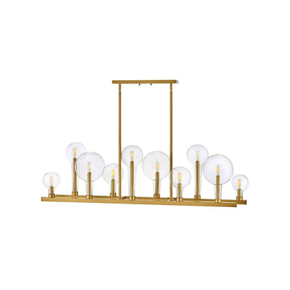 Alchemy Chandelier, Lacquered Brass