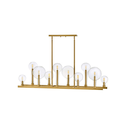 Alchemy Chandelier, Lacquered Brass