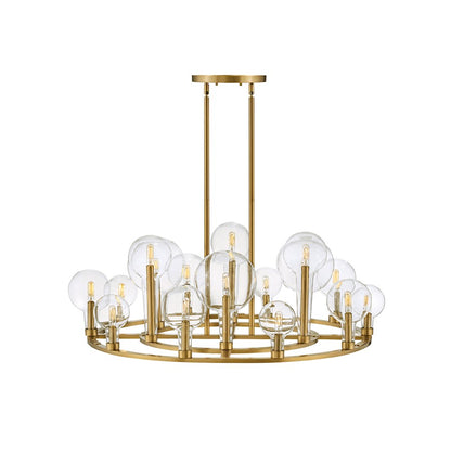 Alchemy Chandelier, Lacquered Brass