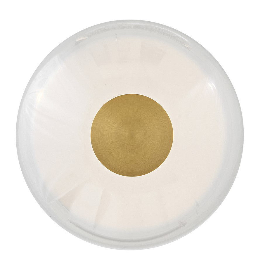 Hinkley Lighting Elin Pendant, Lacquered Brass/Clear