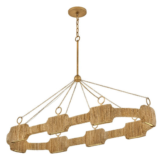 Hinkley Lighting Raffi 37" Chandelier, Burnished Gold - 34107BNG
