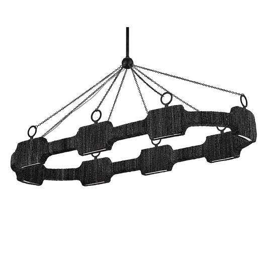 Hinkley Lighting Raffi 37" Chandelier, Carbon Black - 34107CBK