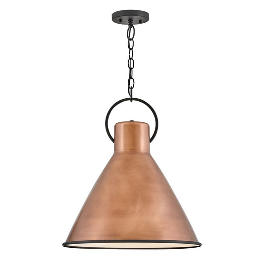 Hinkley Lighting Winnie 1 Light Pendant, Antique Copper - 3555AP