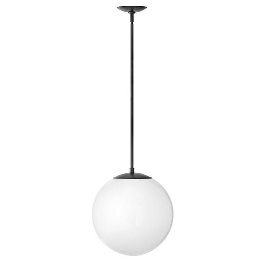 1 Light Medium Orb Pendant, Opal