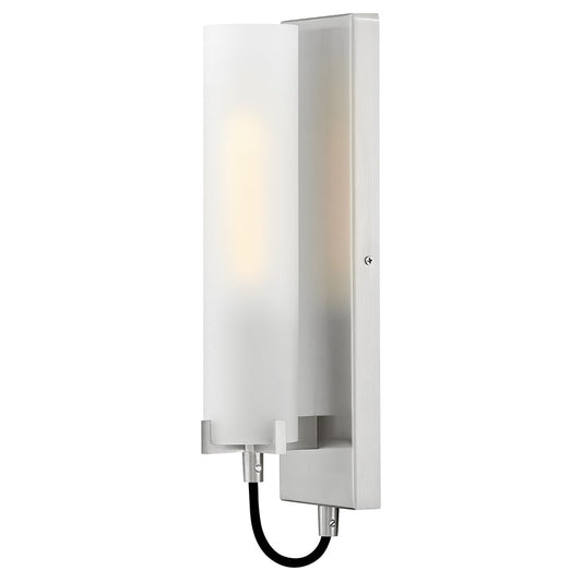 Hinkley Lighting Ryden 1 Light Wall Mount, Brushed Nickel/Etched - 37850BN-WH