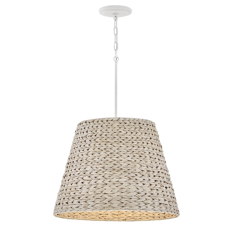 Hinkley Lighting Seabrook 1 Light Chandelier, Textured Plaster - 43224TXP