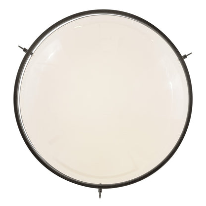 Hinkley Collins 1Lt 23" Semi-Flush Mount, Black Oxide/Cased Opal