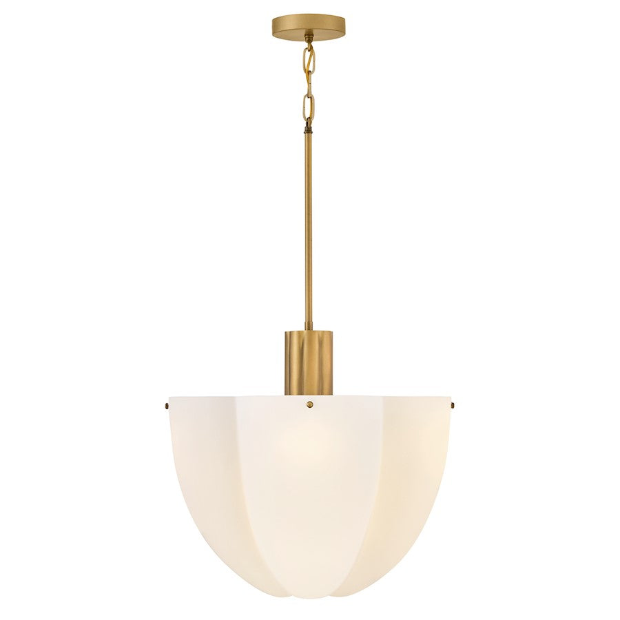 Hinkley Lighting Becca 8 Light Large Pendant, Heritage Brass - 47587HB